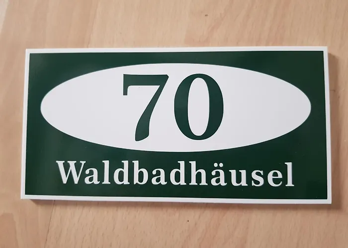 Waldbadhaeusel Naturbad-bungalow شقة Oelsnitz (Erzgebirge)
